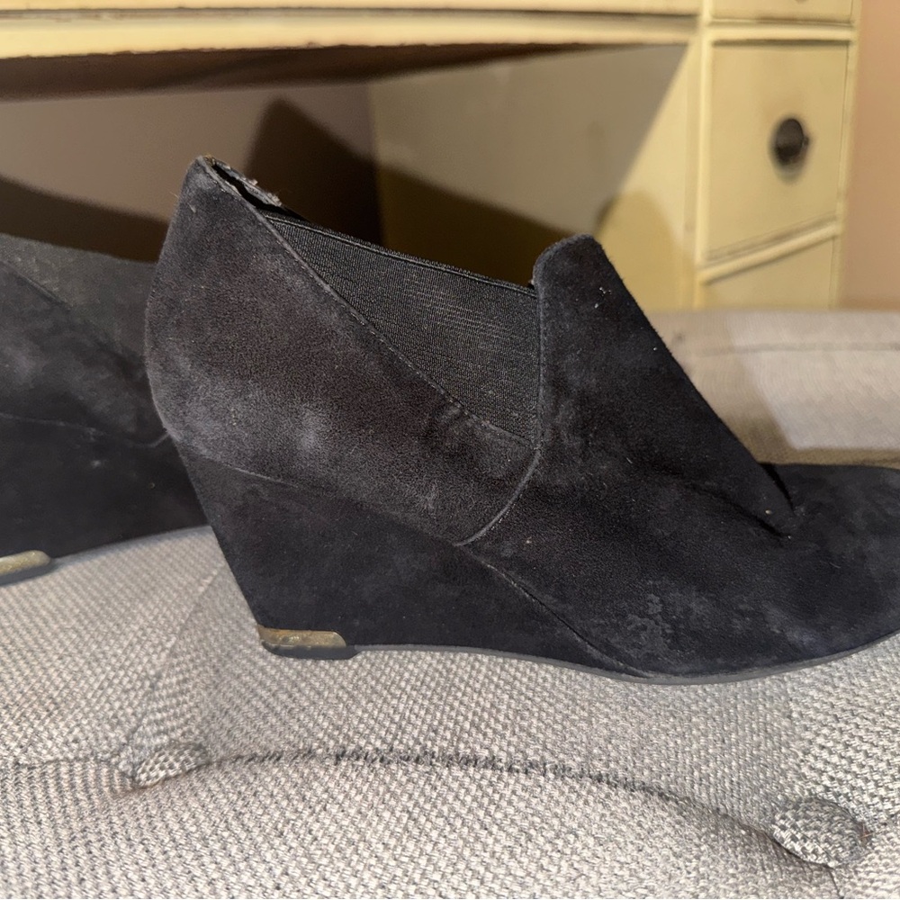 Women's Black Wedge Shoes